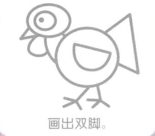 火雞的簡筆畫畫法