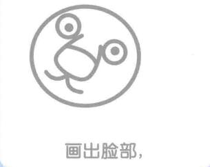 老虎的臉，簡筆畫