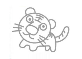 老虎簡筆畫