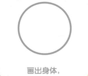 黃鸝的簡(jiǎn)筆畫畫法步驟01：身體
