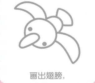 海鷗的翅膀，簡(jiǎn)筆畫