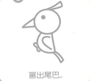 啄木鳥的簡筆畫
