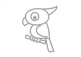 鸚鵡簡筆畫