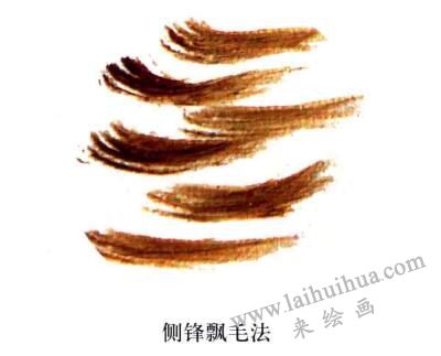 側(cè)鋒飄毛法