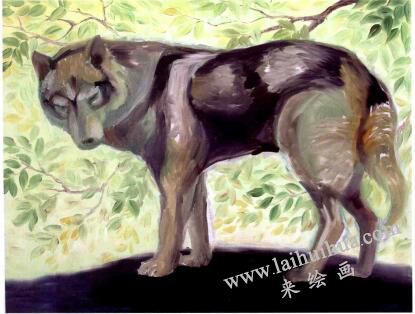 《秋韻》油畫(huà)創(chuàng)作步驟二