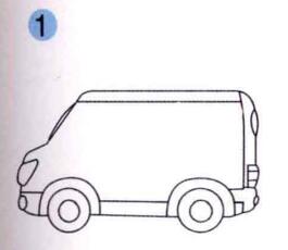 救護(hù)車(chē)的畫(huà)法步驟01