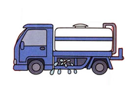 灑水車的畫法
