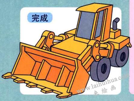 推土機(jī)兒童畫