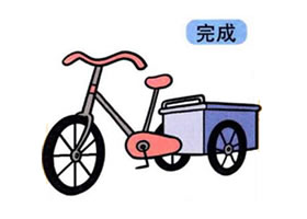 三輪車(chē)的畫(huà)法