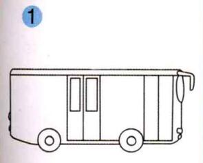 電車的畫法步驟01
