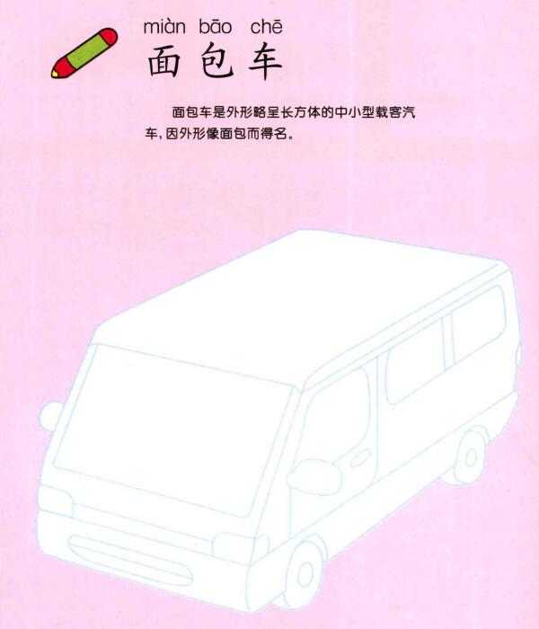 面包車的畫法