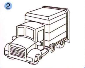 垃圾車的畫法步驟02