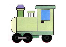 蒸汽機(jī)車(chē)的畫(huà)法