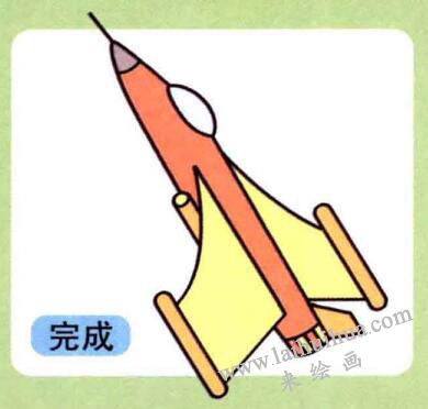 戰(zhàn)斗機兒童畫