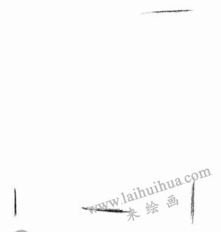 波斯貓的素描畫法步驟01