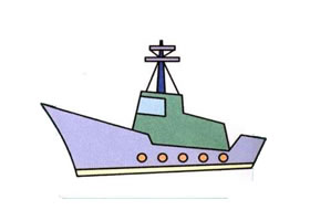軍艦的畫法