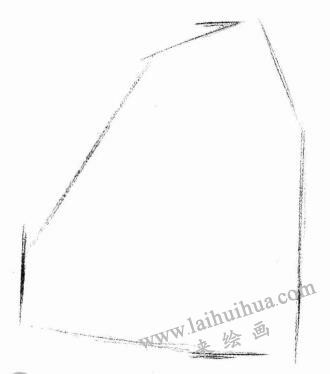 哈士奇的素描畫法步驟01