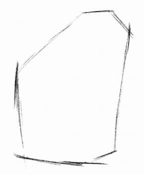 山羊的素描畫法步驟01
