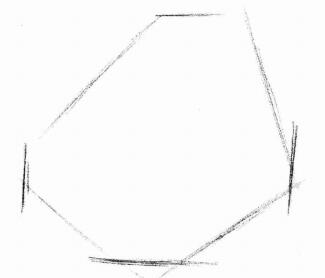企鵝的素描畫法步驟01