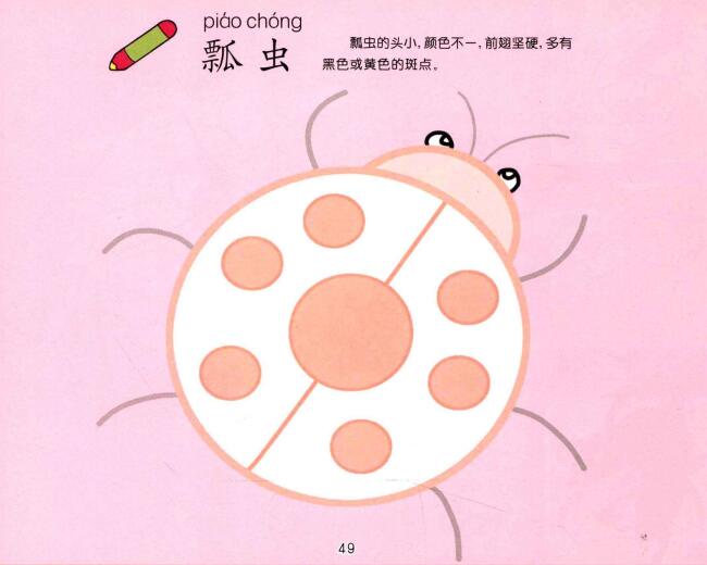 瓢蟲兒童畫法（一）