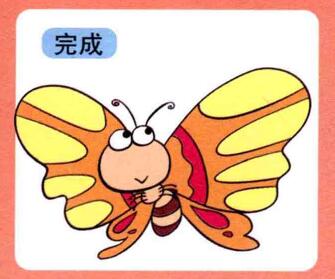 蝴蝶兒童畫