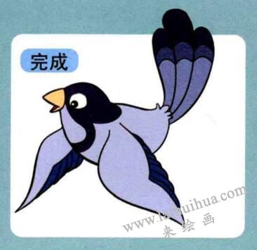 喜鵲兒童畫