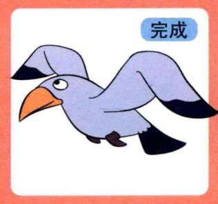 海鷗兒童畫