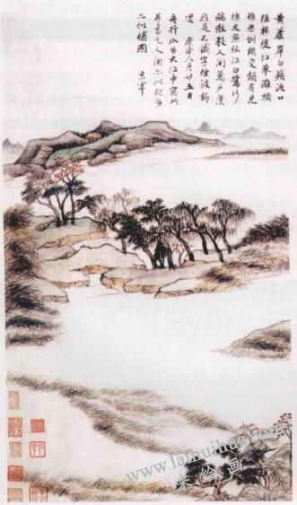 傳統(tǒng)山水畫(huà)章法形式