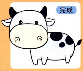 牛的兒童畫(huà)畫(huà)法