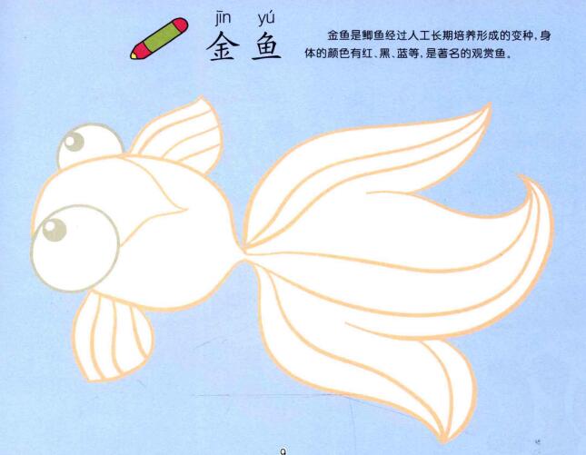 金魚兒童畫法（一）