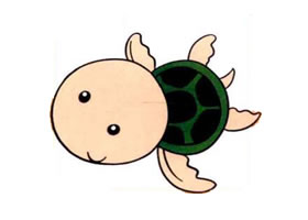海龜兒童畫