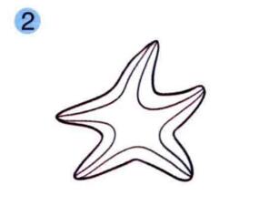 海星的畫法步驟02
