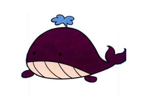 鯨魚(yú)兒童畫