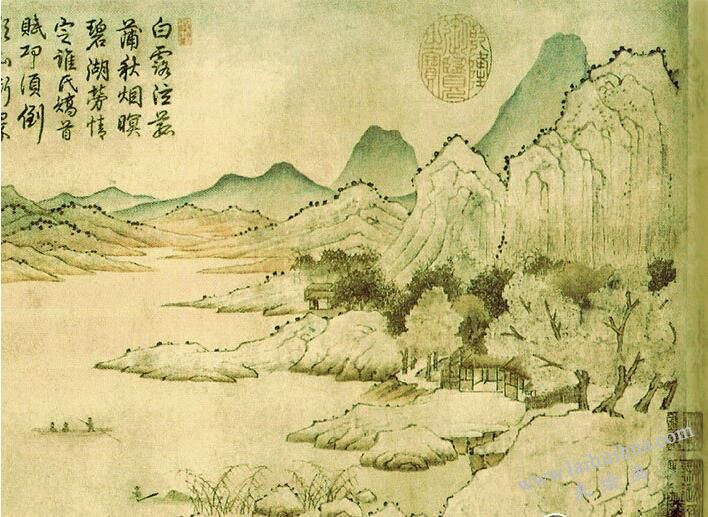 《秋江待渡圖》卷