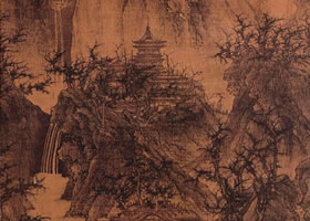 北宋《晴巒蕭寺圖》軸欣賞