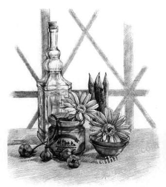 陽臺素描鋪色步驟09