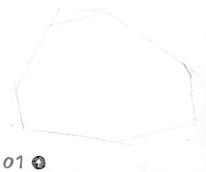 櫥窗秀素描畫線稿畫法步驟01