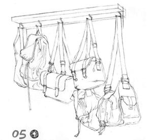 包包素描畫線稿步驟05