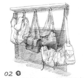包包素描鋪色步驟02