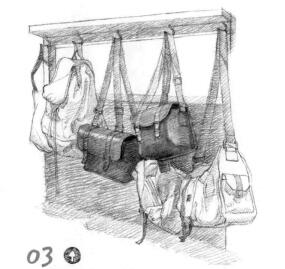 包包素描鋪色步驟03