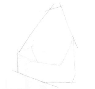臥室素描畫線稿畫法步驟01