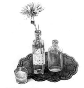 玻璃制品素描鋪色畫法步驟08