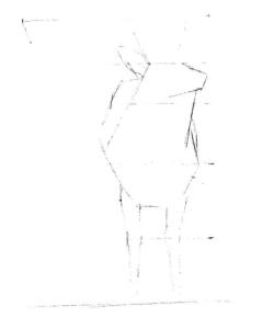 麋鹿的素描畫線稿畫法步驟01