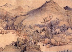 清代華嵒《秋山晚翠圖卷》欣賞