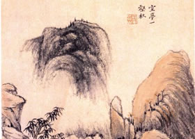 清代畫(huà)家華嵒《山水圖冊(cè)》（之八）欣賞