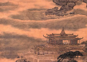 清代畫家袁江《觀濤圖軸》欣賞