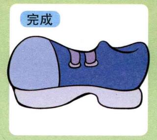 鞋子兒童畫畫法