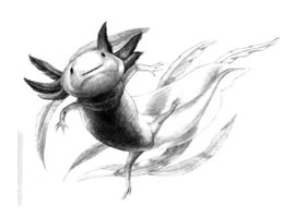 六角恐龍的素描畫(huà)法