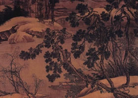 南宋《溪山雪意圖卷》欣賞