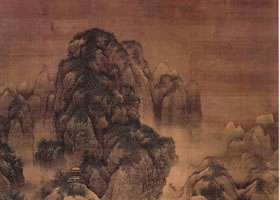 南宋《雪景寒林圖軸》欣賞